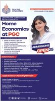 Admission notice for Punjab College of Science Lahore